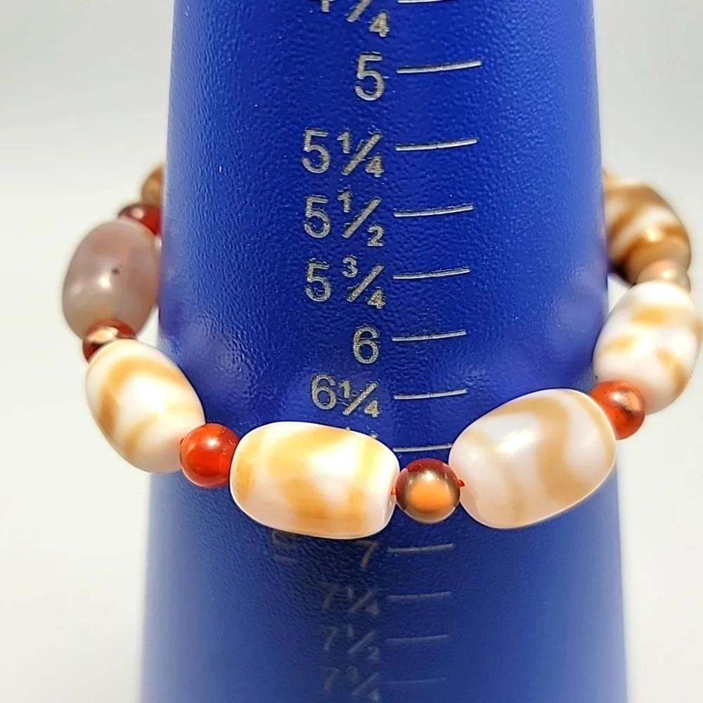11*16mm Natural Gobi Agate Eyes Agate/stone Madagascar Beads Bracelet